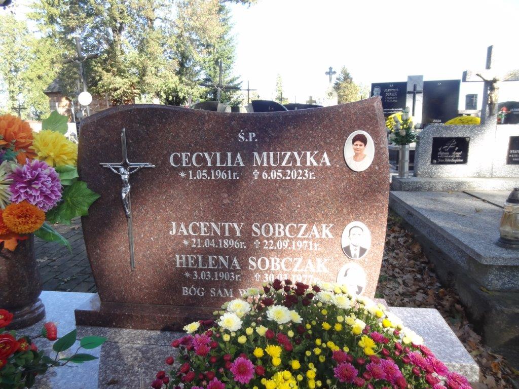 Grób Cecylia Muzyka