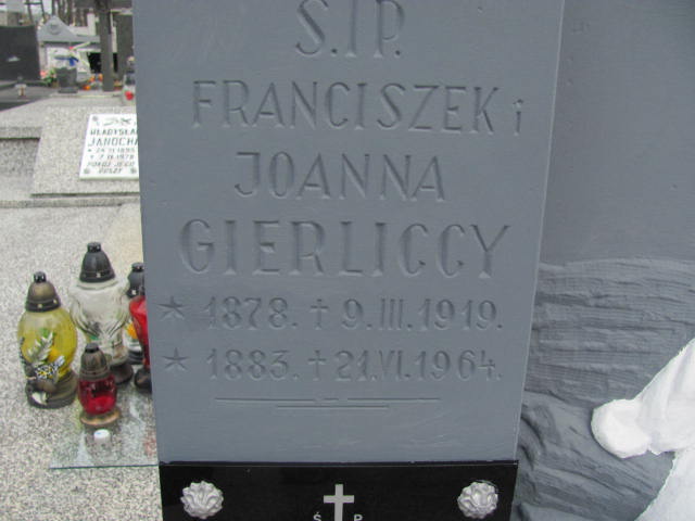 Joanna Gierlicka 1878 Jedlicze i Potok - Grobonet - Wyszukiwarka osób pochowanych