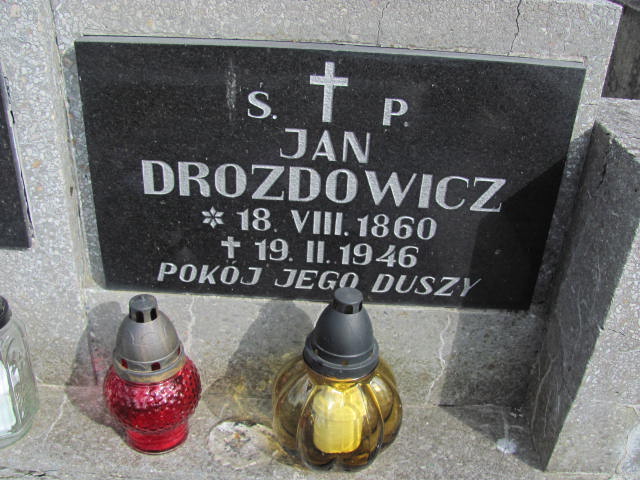 Jan Drozdowicz 1860 Jedlicze i Potok - Grobonet - Wyszukiwarka osób pochowanych