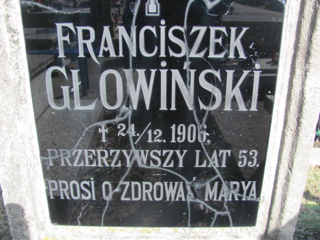 Franciszek Głowiński Jedlicze i Potok - Grobonet - Wyszukiwarka osób pochowanych