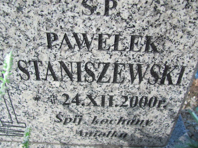 Paweł Staniszewski 2000 Jedlicze i Potok - Grobonet - Wyszukiwarka osób pochowanych