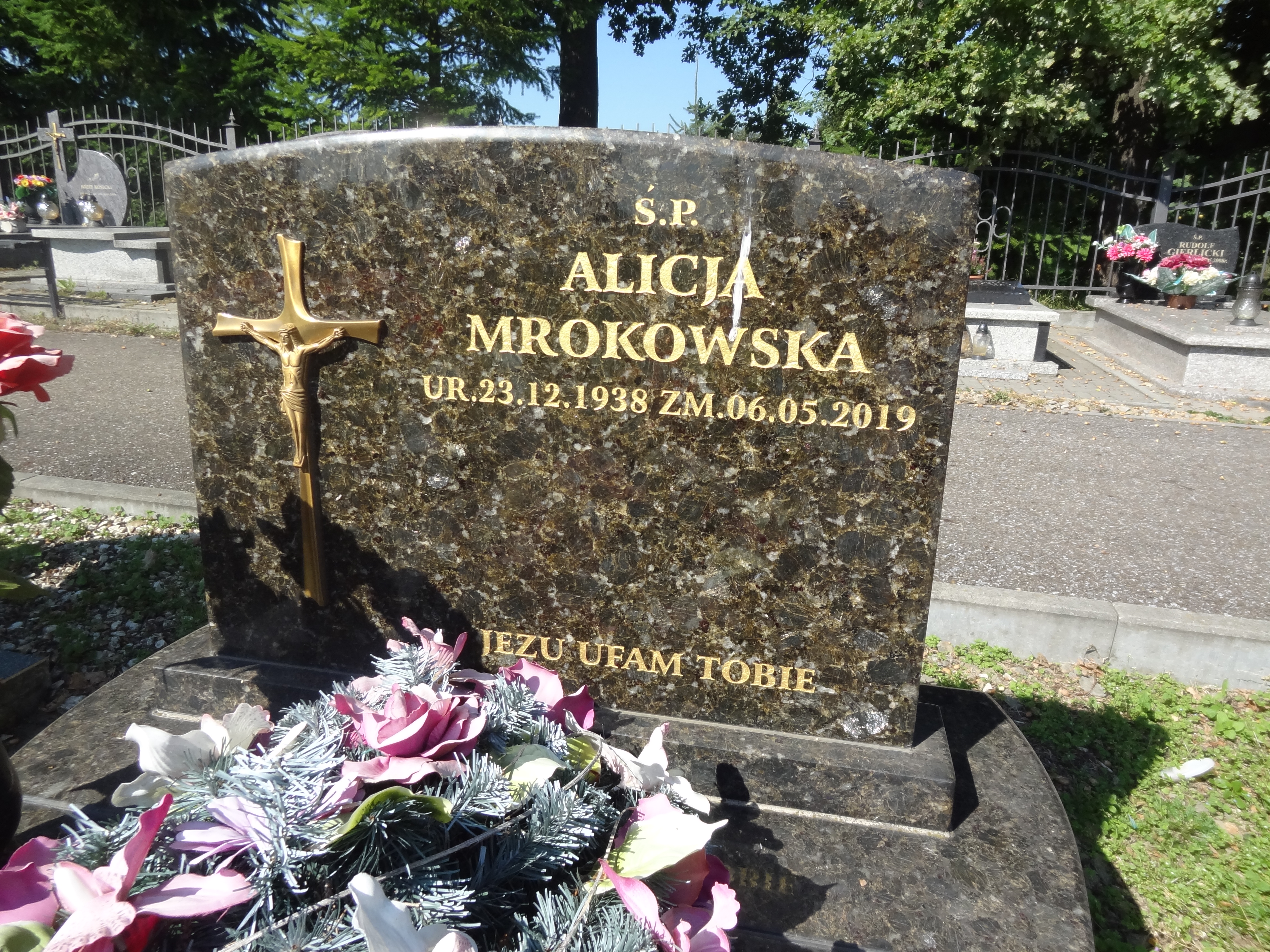 Grób Alicja Mrokowska