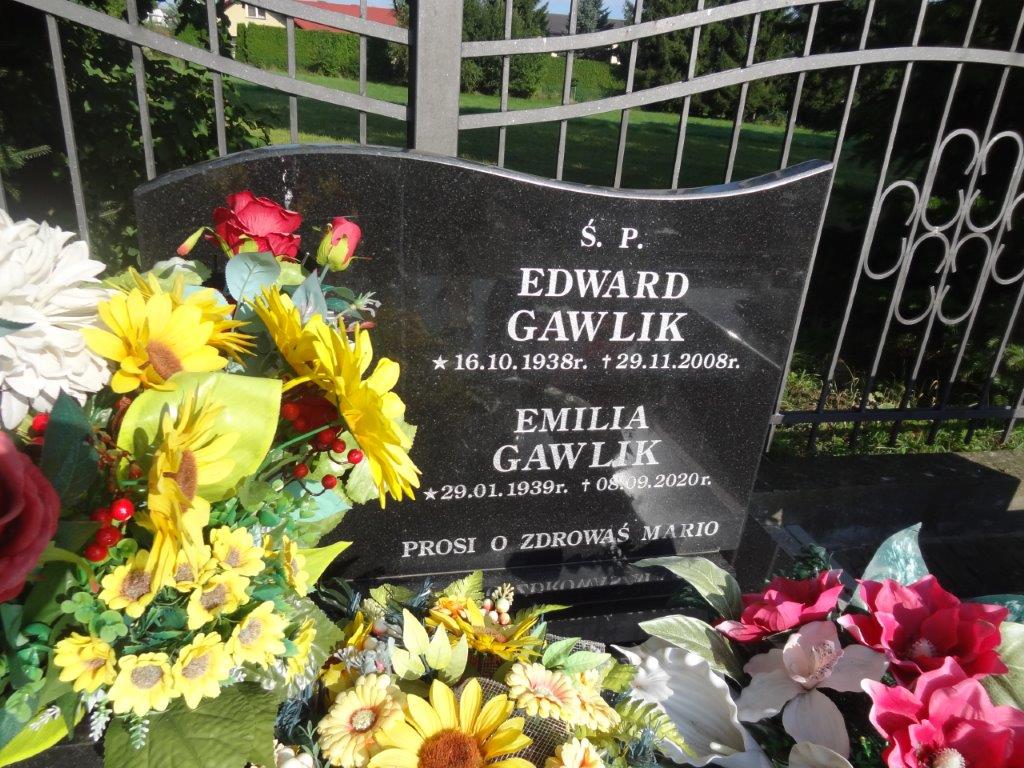 Grób Emilia Gawlik