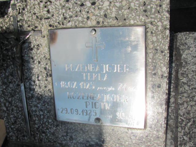 Piotr Rozenbajgier Jedlicze i Potok - Grobonet - Wyszukiwarka osób pochowanych