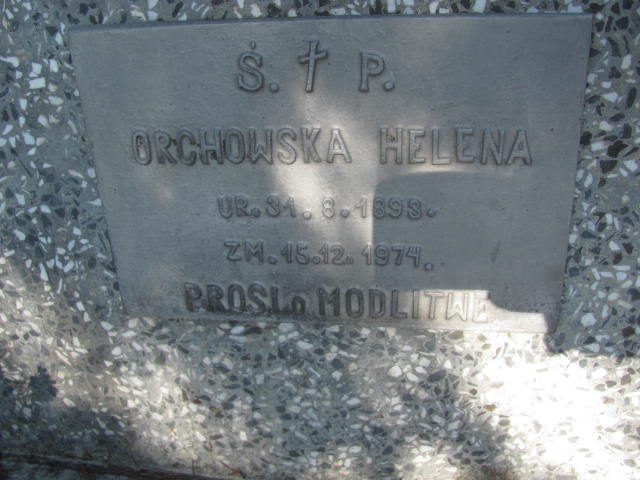 Helena Orchawska 1893 Jedlicze i Potok - Grobonet - Wyszukiwarka osób pochowanych