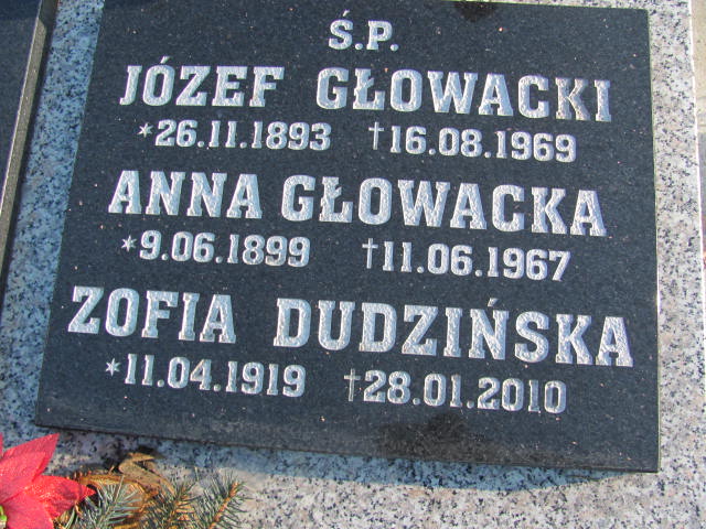 Anna Głowacka 1899 Jedlicze i Potok - Grobonet - Wyszukiwarka osób pochowanych