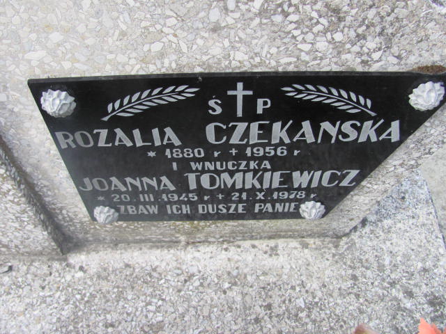 Joanna Tomkiewicz 1945 Jedlicze i Potok - Grobonet - Wyszukiwarka osób pochowanych
