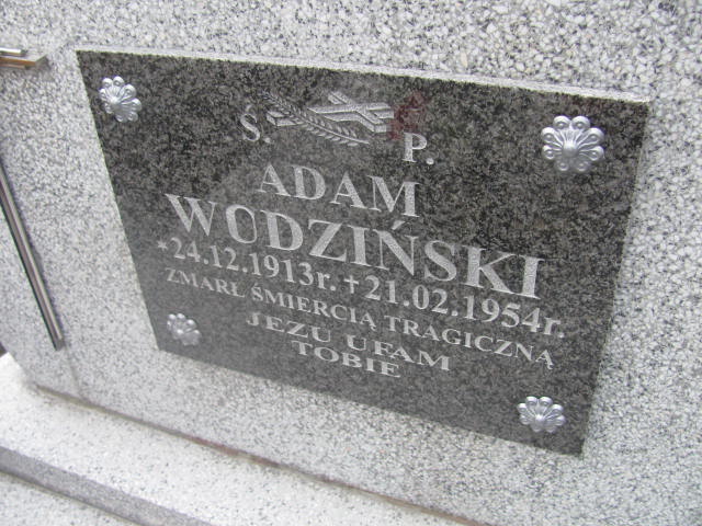 Adam Wodziński 1913 Jedlicze i Potok - Grobonet - Wyszukiwarka osób pochowanych