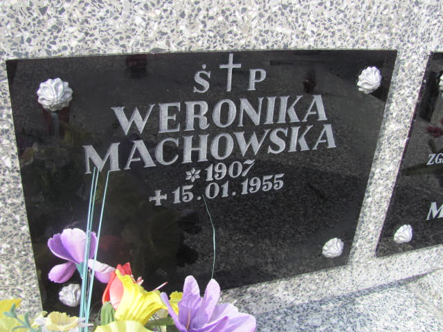 Weronika Machowska 1907 Jedlicze i Potok - Grobonet - Wyszukiwarka osób pochowanych