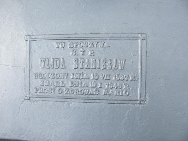 Stanisław Wajda 1937 Jedlicze i Potok - Grobonet - Wyszukiwarka osób pochowanych