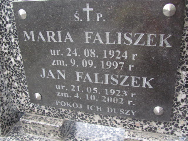 Jan Faliszek 1923 Jedlicze i Potok - Grobonet - Wyszukiwarka osób pochowanych