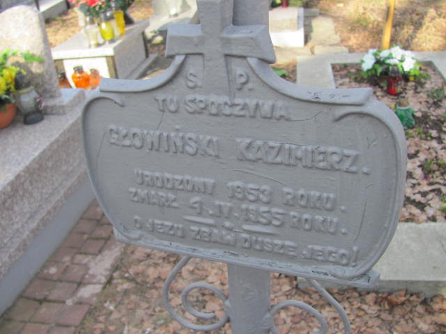 Kazimierz Głowiński 1953 Jedlicze i Potok - Grobonet - Wyszukiwarka osób pochowanych