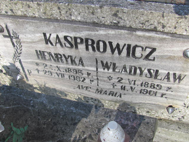 Władysław Kasprowicz 1889 Jedlicze i Potok - Grobonet - Wyszukiwarka osób pochowanych
