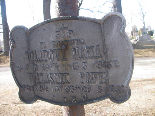 Maria Wajda 1874 Jedlicze i Potok - Grobonet - Wyszukiwarka osób pochowanych