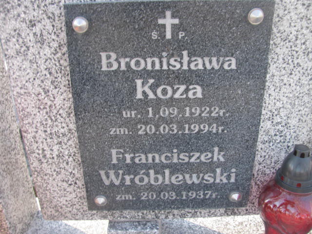 Franciszek Wróblewski Jedlicze i Potok - Grobonet - Wyszukiwarka osób pochowanych