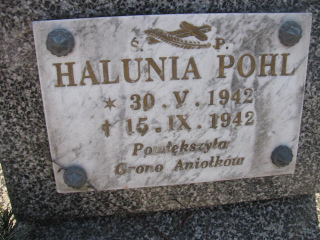 Halina Pohl 1942 Jedlicze i Potok - Grobonet - Wyszukiwarka osób pochowanych