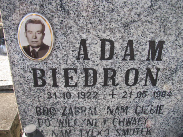 Adam Biedroń 1922 Jedlicze i Potok - Grobonet - Wyszukiwarka osób pochowanych