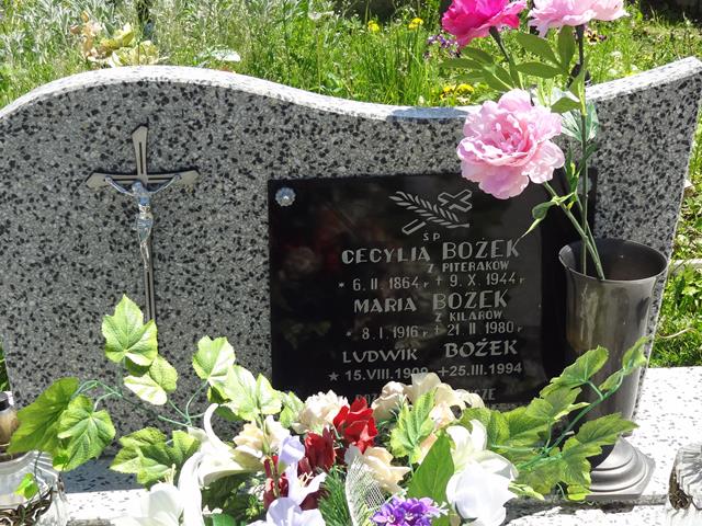 Cecylia Bożek 1864 Jedlicze i Potok - Grobonet - Wyszukiwarka osób pochowanych