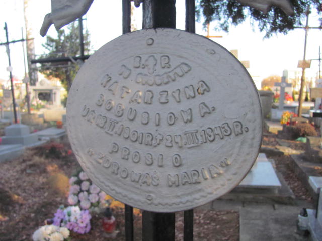 Katarzyna Bobusia 1901 Jedlicze i Potok - Grobonet - Wyszukiwarka osób pochowanych