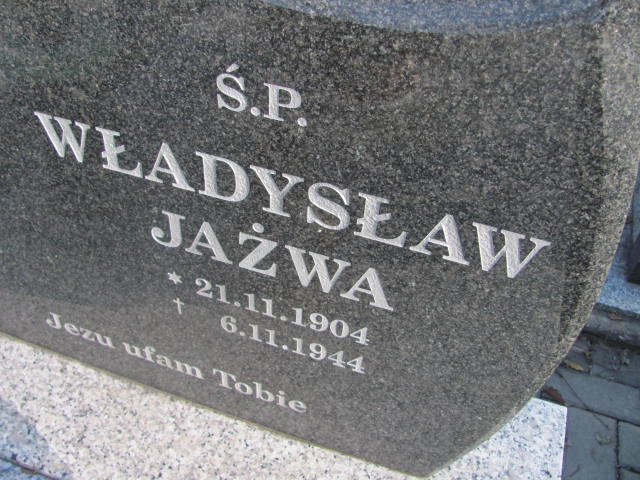 Władysław Jażwa 1904 Jedlicze i Potok - Grobonet - Wyszukiwarka osób pochowanych