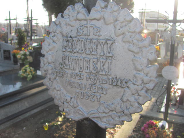 Fryderyk Jaworski 1925 Jedlicze i Potok - Grobonet - Wyszukiwarka osób pochowanych