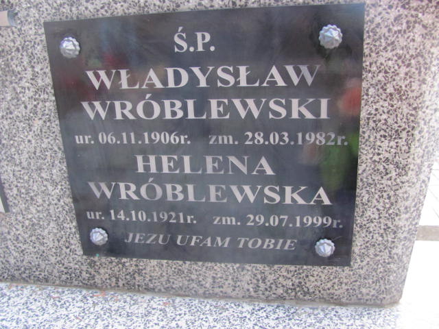 Władysław Wróblewski 1906 Jedlicze i Potok - Grobonet - Wyszukiwarka osób pochowanych