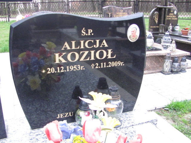 Alicja Kozioł 1953 Jedlicze i Potok - Grobonet - Wyszukiwarka osób pochowanych