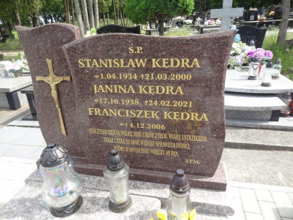 Grób Stanisław Kędra
