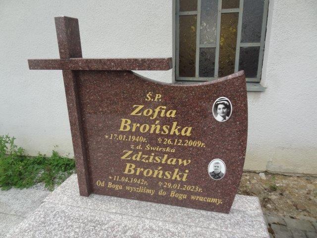 Grób Zdzisław Broński
